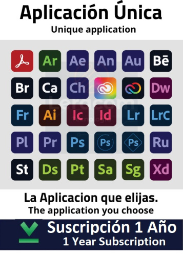 Aplicación Única - La Aplicación que elijas.Suscripcion 1 Año